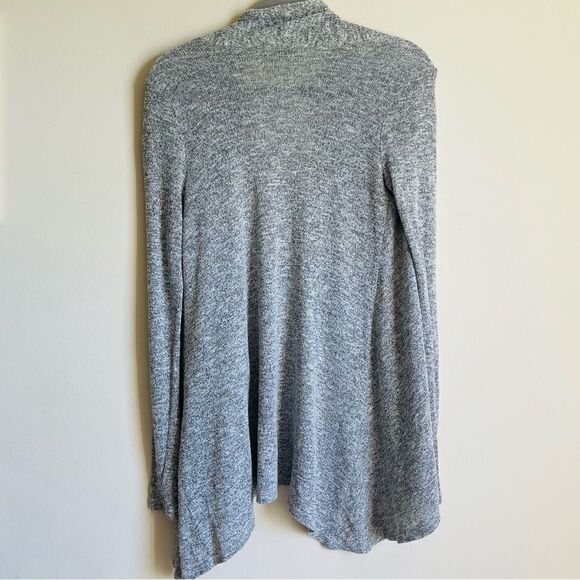 Sparkle & Fade UO Gray High Low Oversized Open Knit Cardigan - Picture 8 of 8